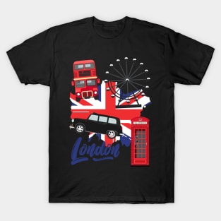 I Love London UK Travel more Wanderlust love Explore the city travel London souvenir T-Shirt